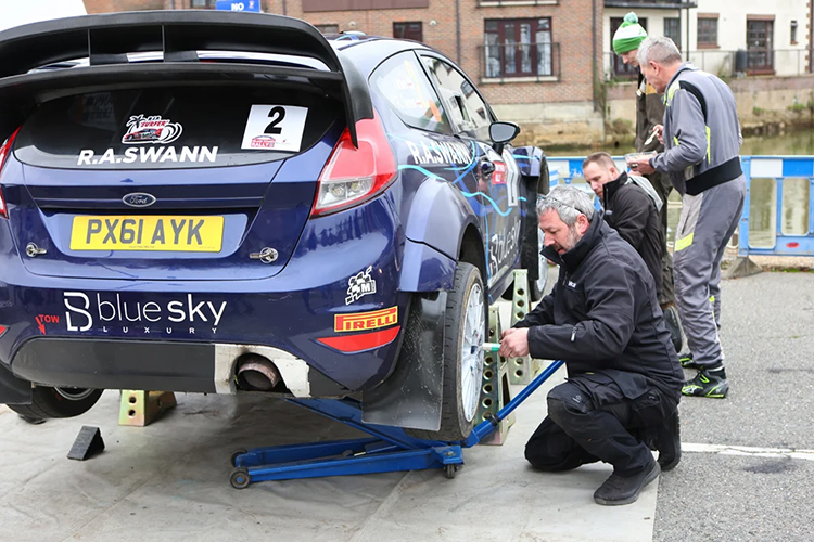 Rally HQ for the 2024 Island Stages Rally was based on Newport Quay over the weekend.